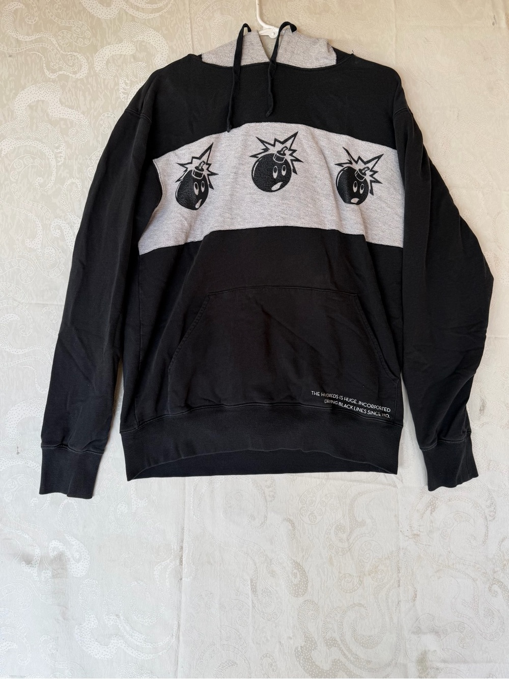 The Hundreds Black & Gray Bomb Panel Hoodie
